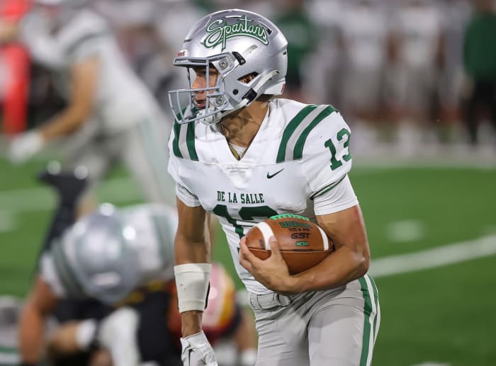 De La Salle junior quarterback Toa Faavae rushed for a team-high 17 touchdowns in 2023.